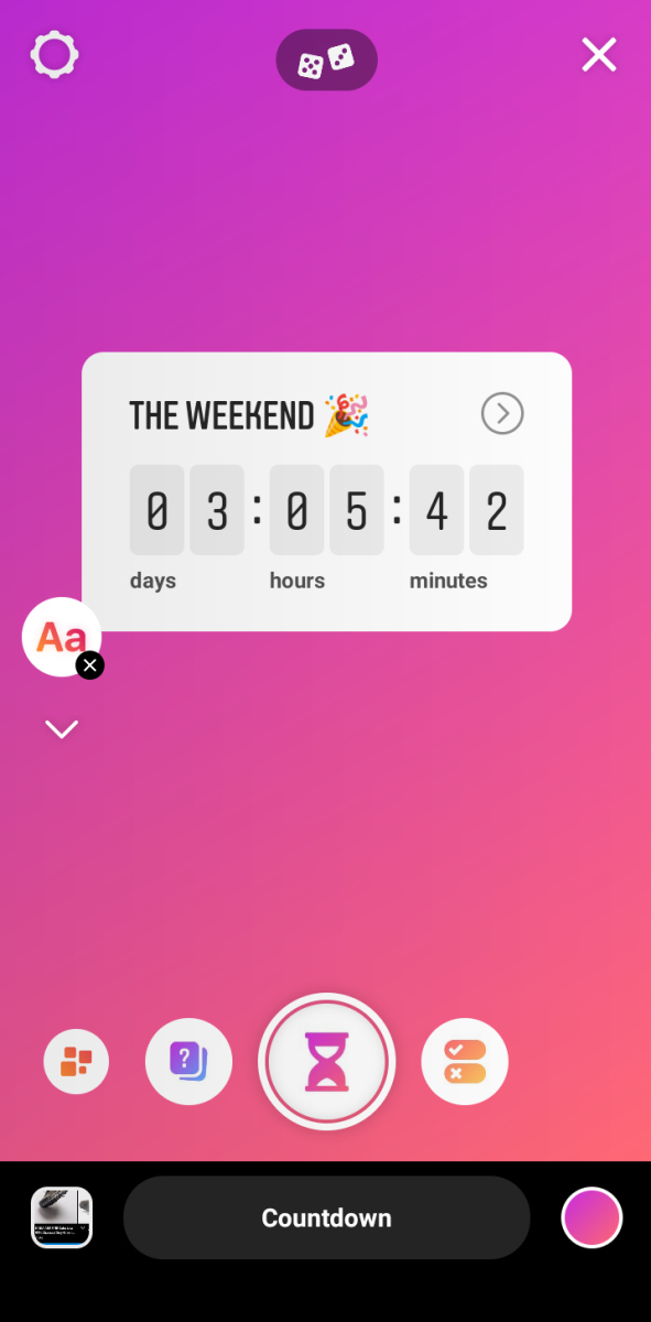 Use Countdown Stickers on Stories - 12 Effective Instagram Hacks to Drive More Ecommerce Sales