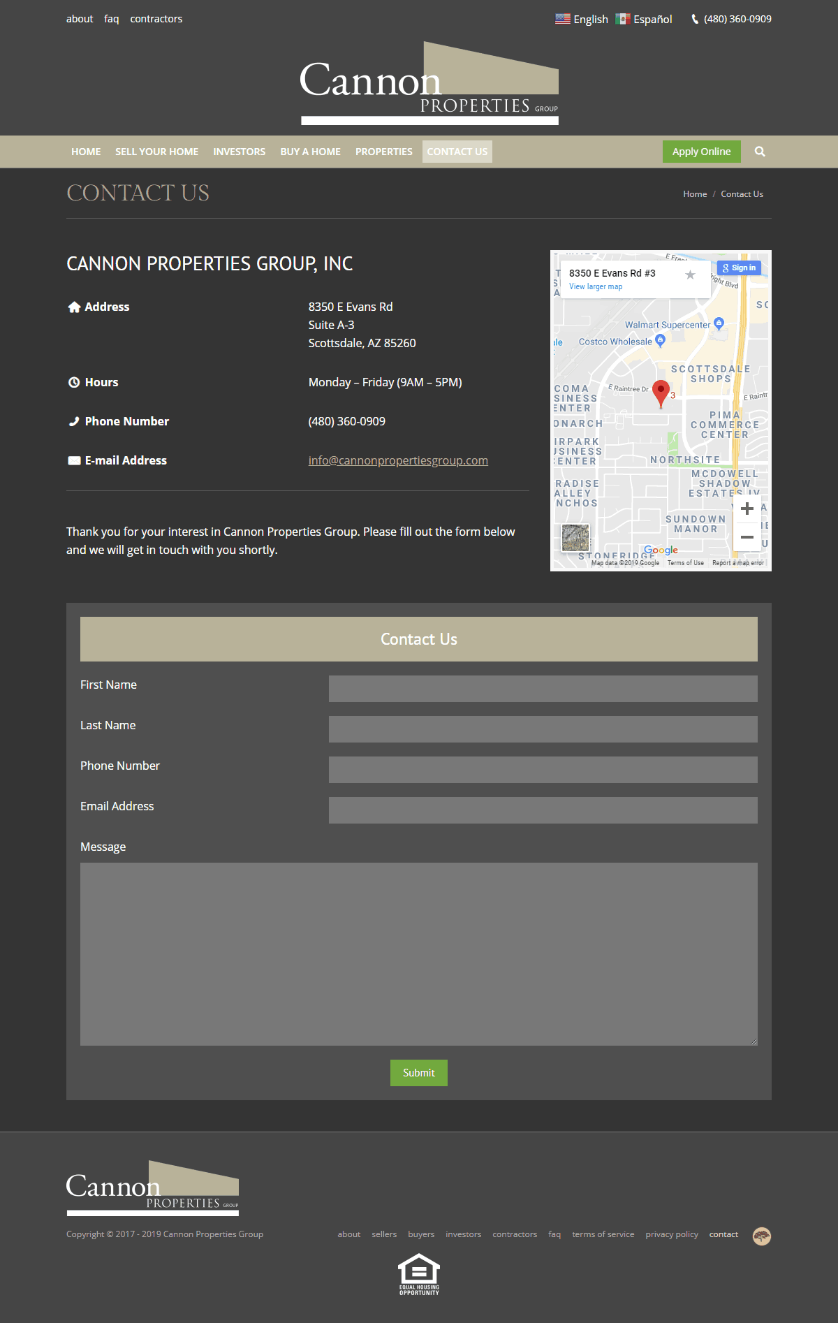  Design and Development Portfolio Cannon Properties Group