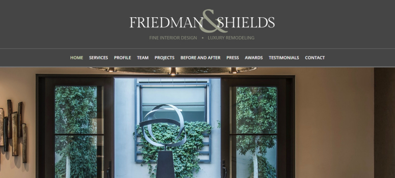 Web Design Portfolio Friedman and Shields